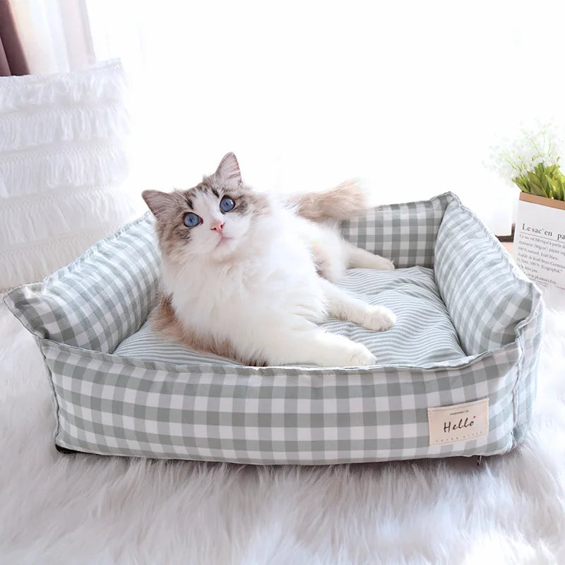 COSYPET Luxe Łóżko dla Psów i Kotów – Wygodny Domek do Spania do Wnętrz