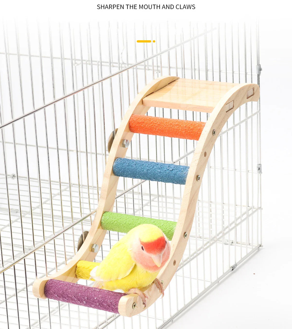 Vogel klimladder hout – gryzalna zabawka dla papug do klatki