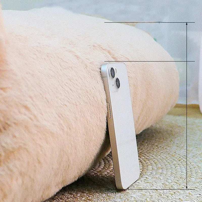 LuxeFluff Kattenbank – Zimowe Ciepłe Legowisko dla Kota & Sofa