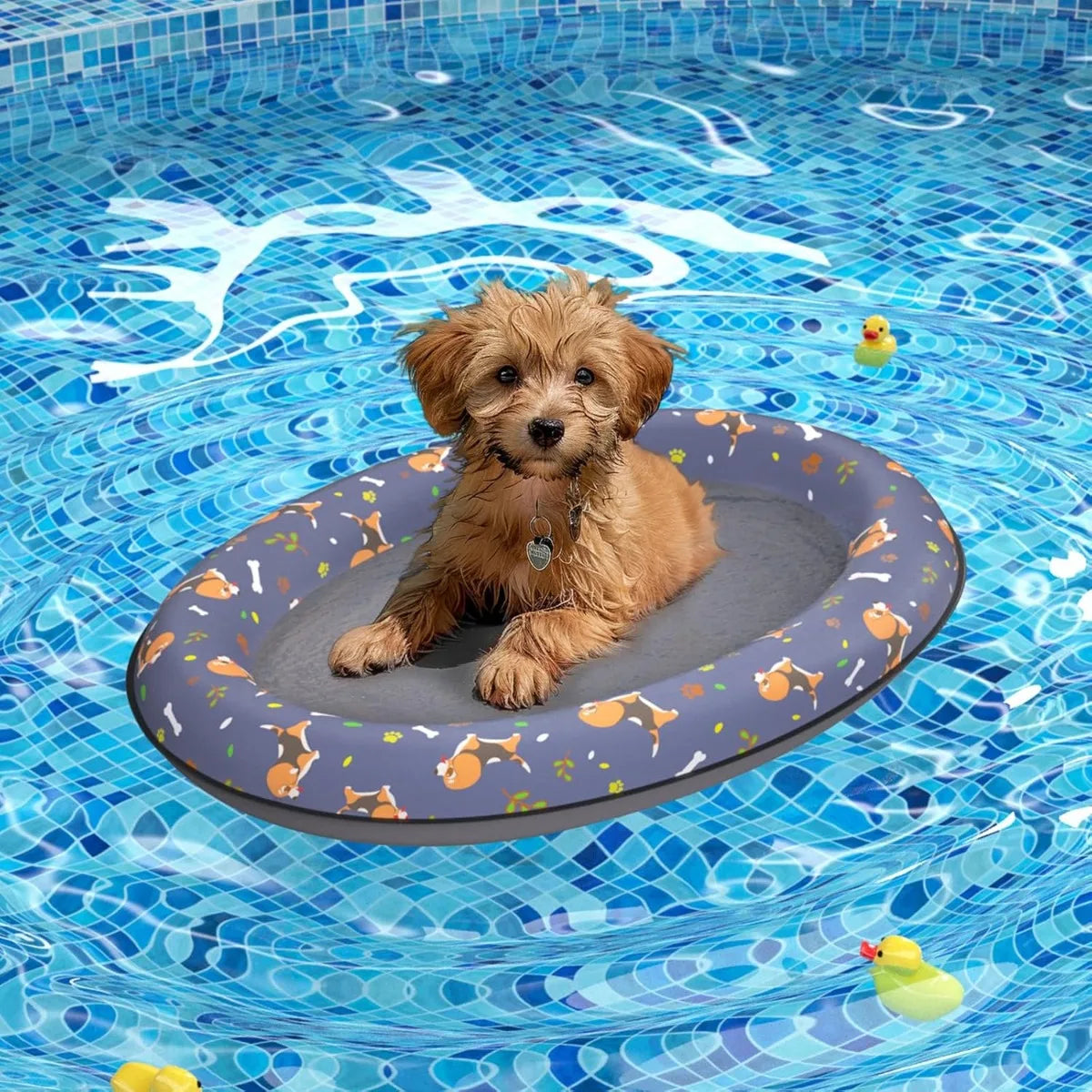 AquaPaws Nadmuchiwany Tratwa dla Psów
