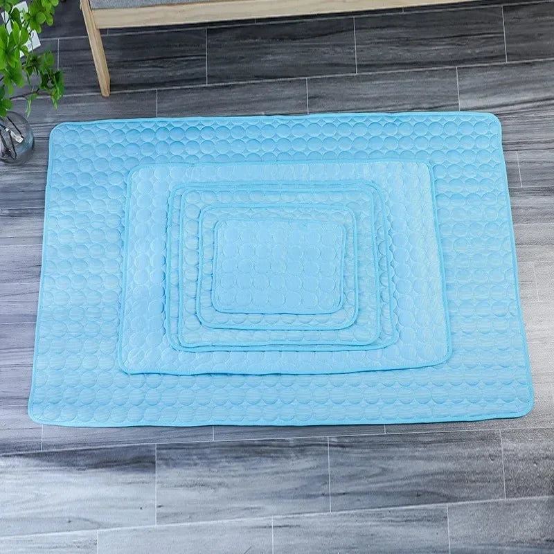 Koelmat Hond Ice Silk – Oddychające Letnie Legowisko Lekkie