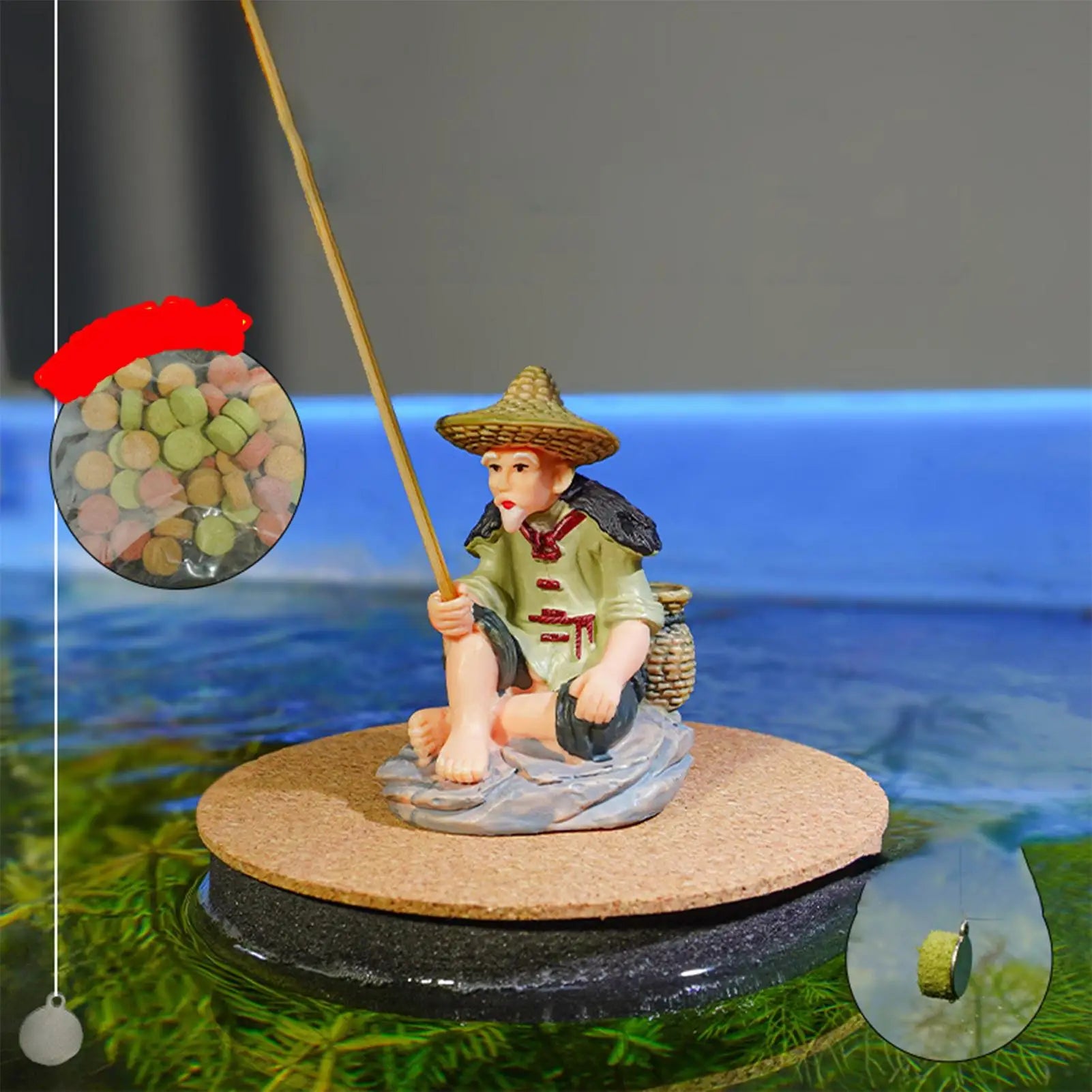 AquaZen Pływające Figurki Rybaków