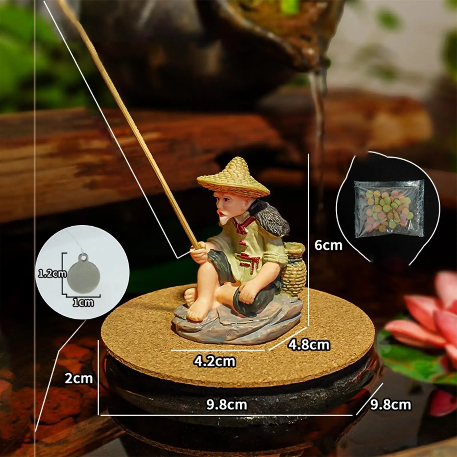 AquaZen Pływające Figurki Rybaków