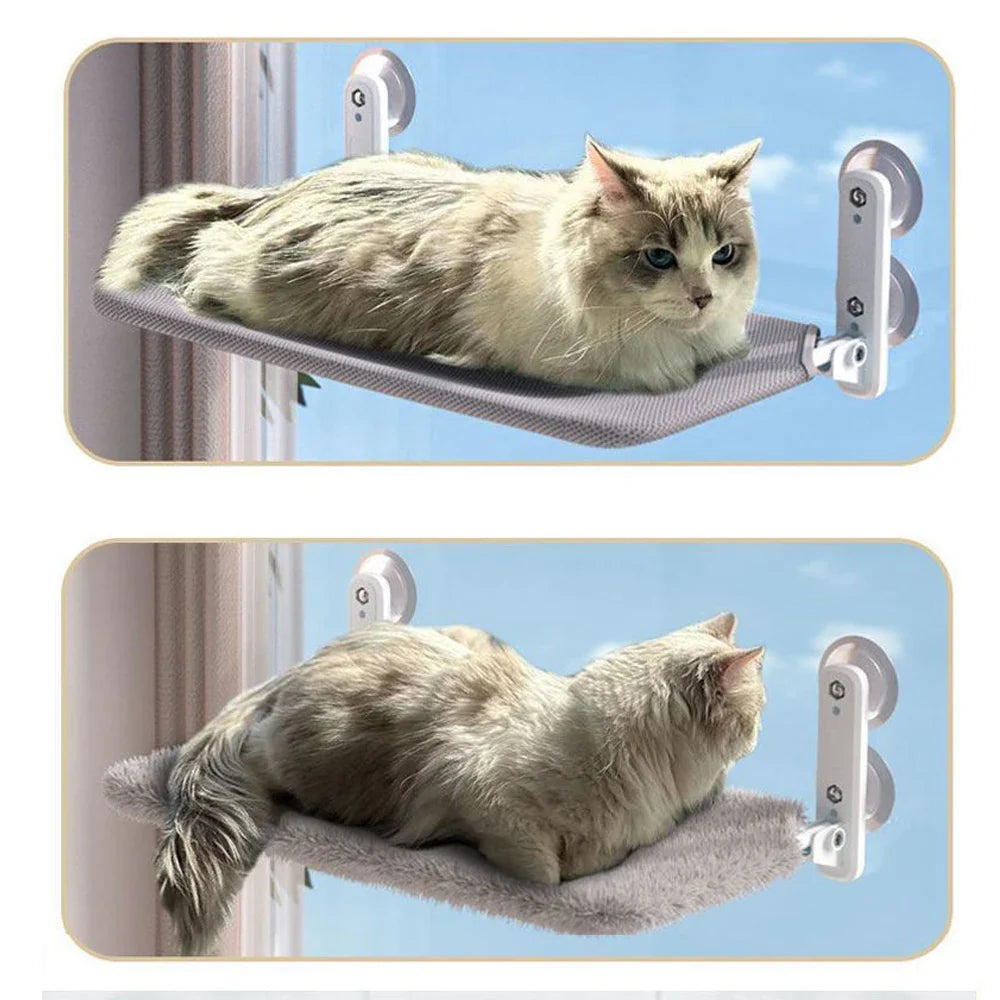 Kattenhangmatdoek Beżowy lub Szary – Siatka & Plusz – 52×30 lub 45×30 cm