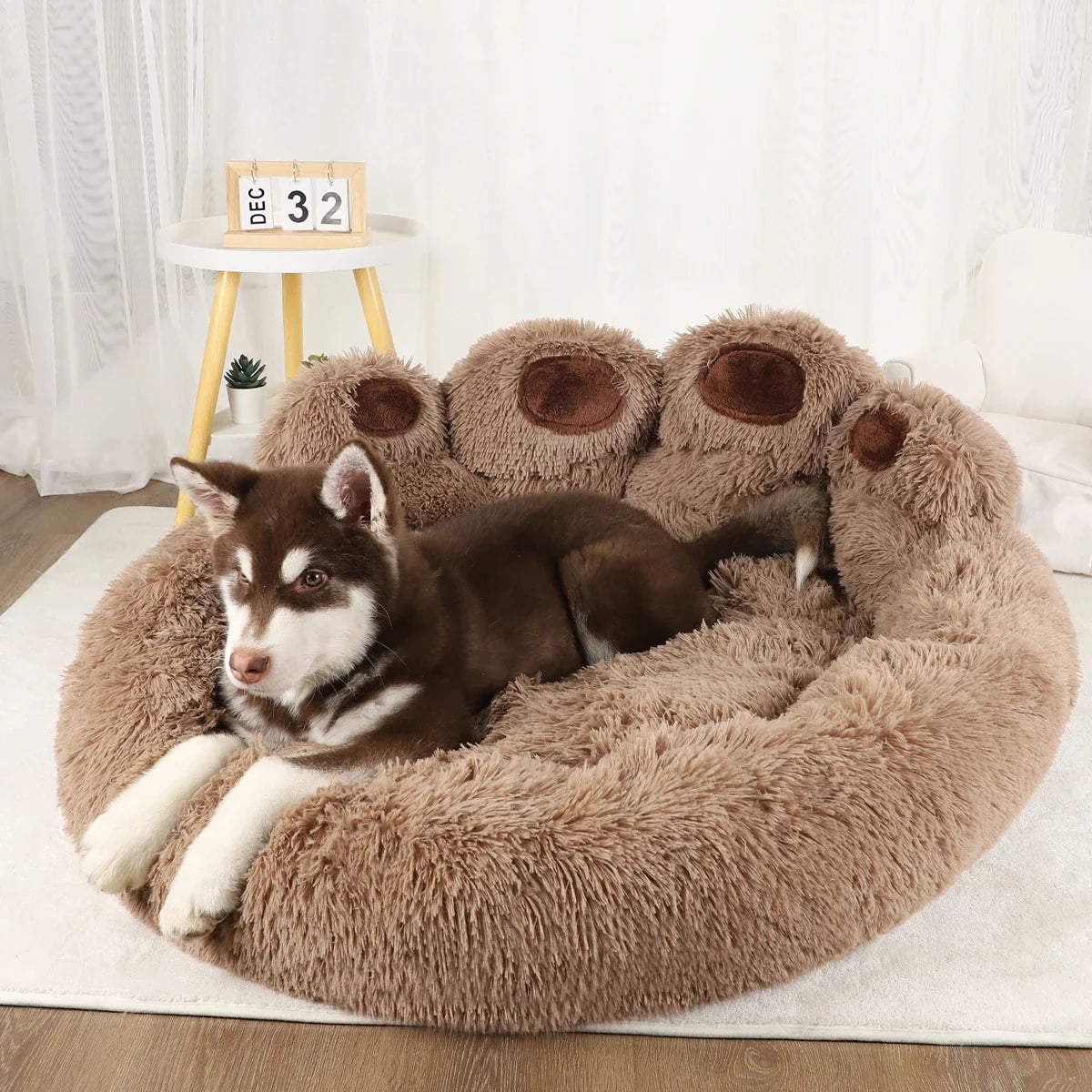 Fluffy Hondenmand – Miękkie Pranie Mand dla Psa lub Kota