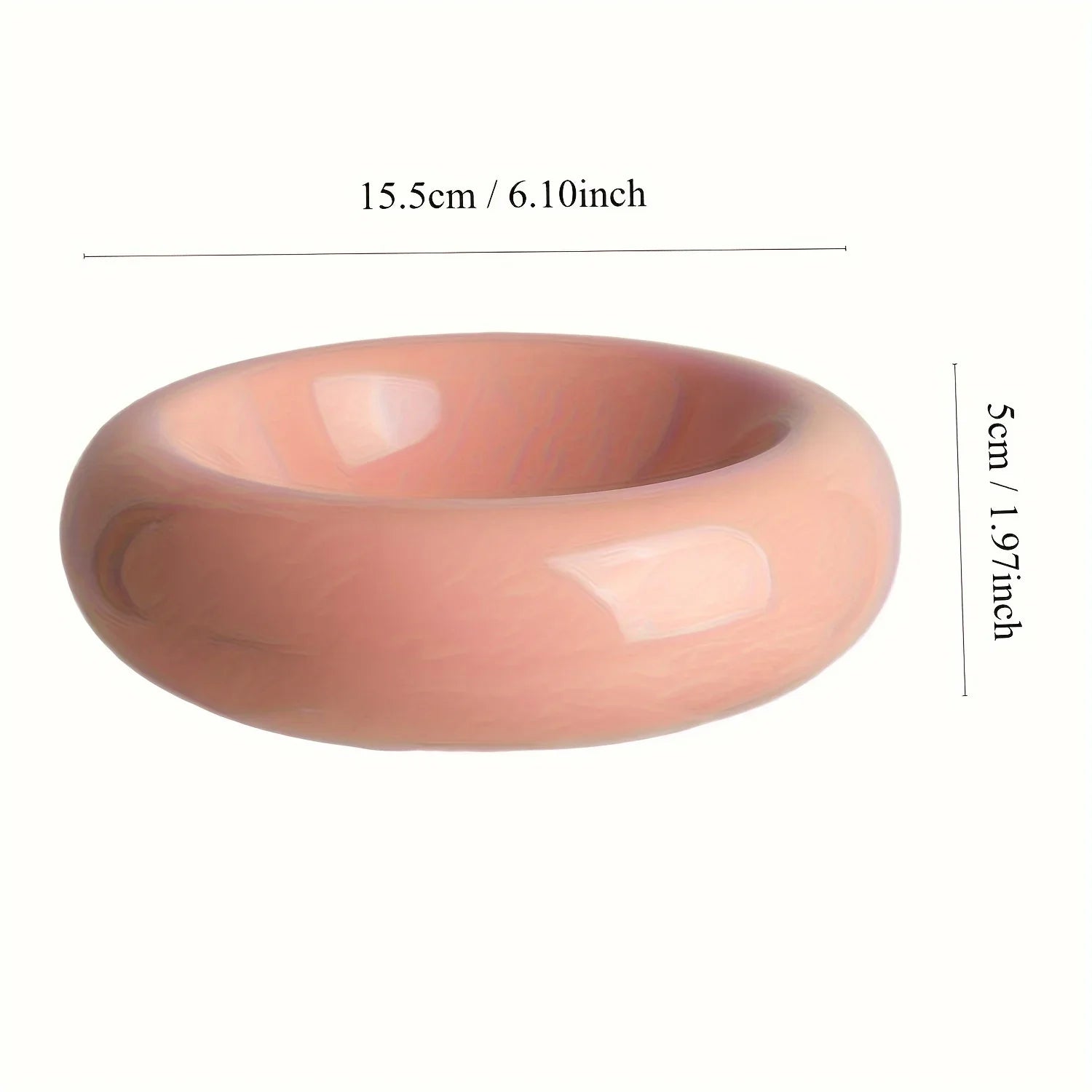 Ceramiczna Miska dla Kota 250ml – Antypoślizgowa Pączek Ø15.5cm Biała