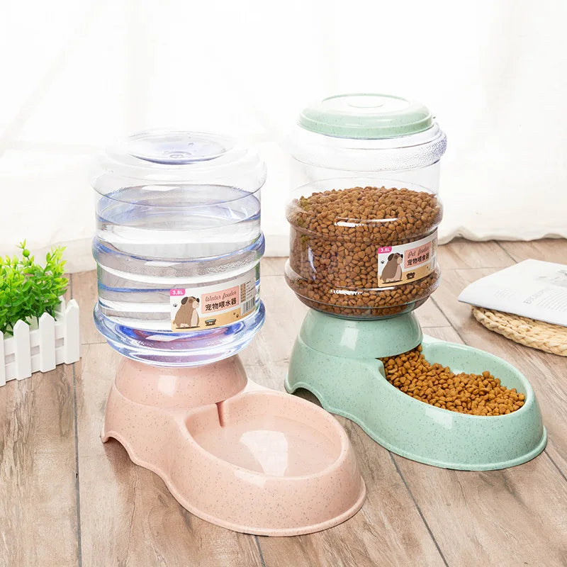 Automatyczna miska na karmę i wodę dla zwierząt – plastikowa, duży rozmiar