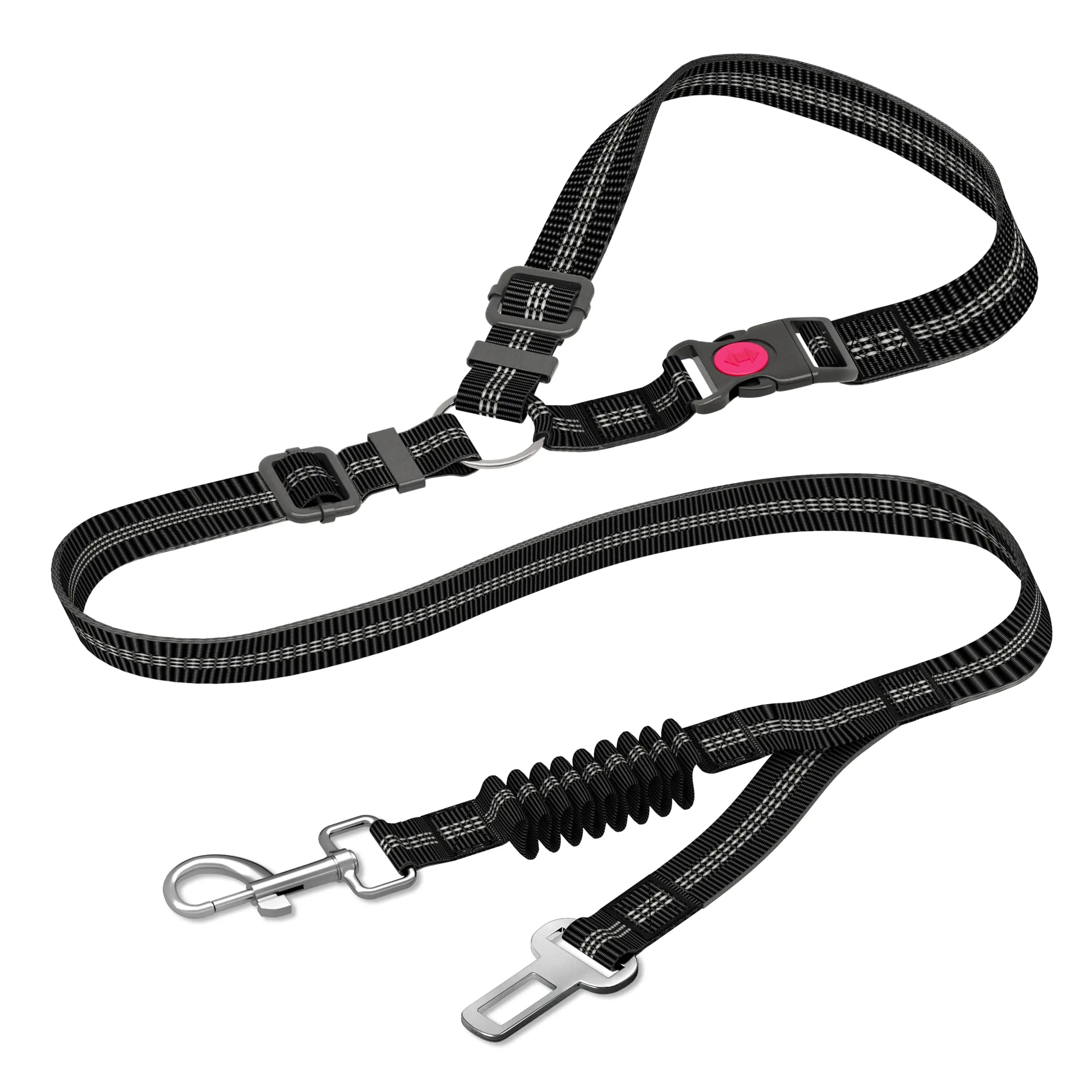Regulowany nylonowy pas bezpieczeństwa dla psa – 40-66 cm – Paski Design