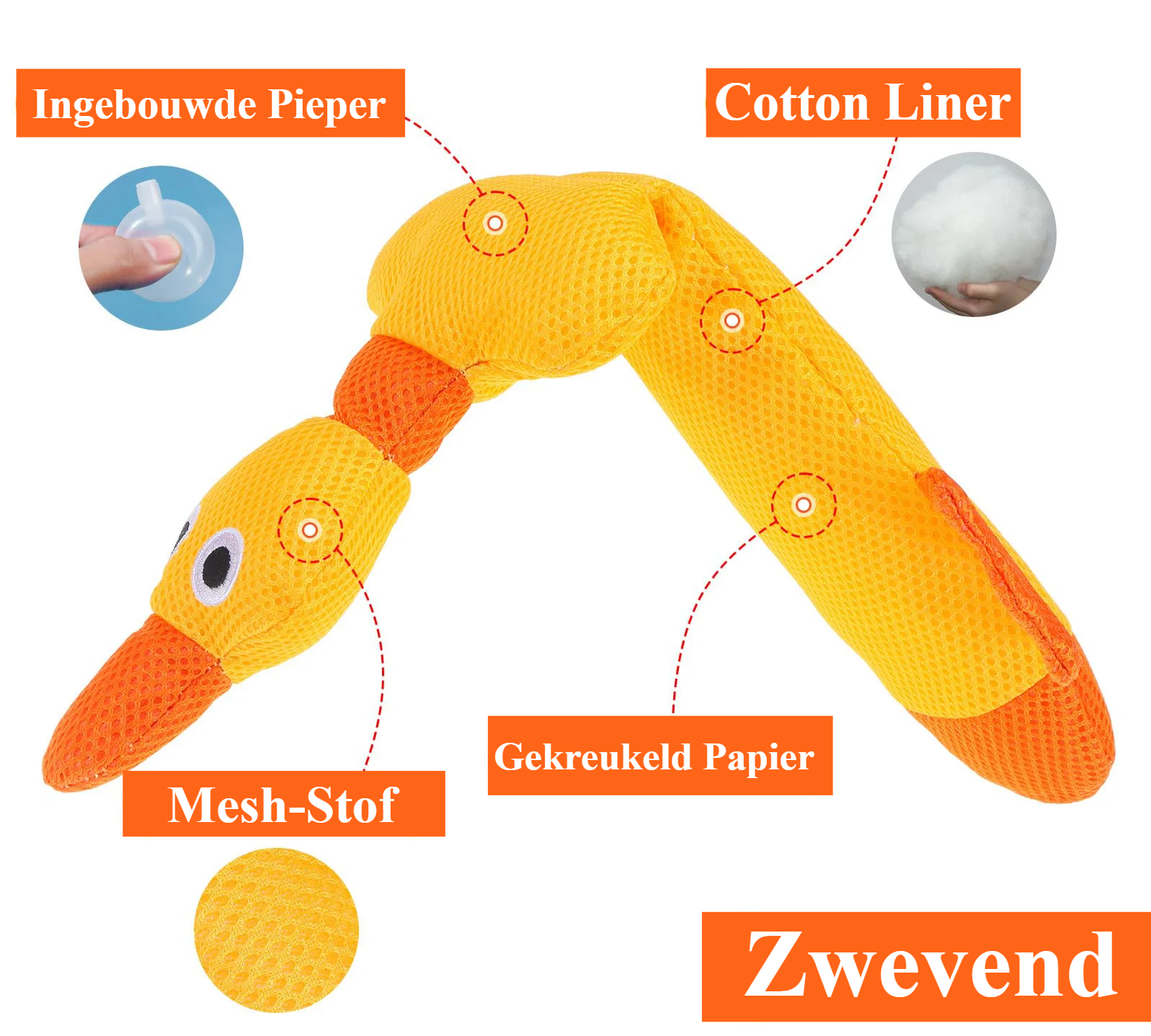 ZiziFloat Pływające Zabawki dla Psów